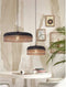 GOOD&MOJO Hanglamp Ubud - Zwart/Bamboe - Ø60+Ø40cm - Modern - Hanglampen Eetkamer, Slaapkamer, Woonkamer