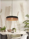 GOOD&MOJO Hanglamp Ubud - Zwart/Bamboe - Ø60cm - Modern - Hanglampen Eetkamer, Slaapkamer, Woonkamer