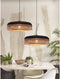 GOOD&MOJO Hanglamp Ubud - Zwart/Bamboe - Ø60cm - Modern - Hanglampen Eetkamer, Slaapkamer, Woonkamer