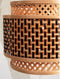 GOOD&MOJO Plafonniere Bhutan - Bamboe/Zwart - Ø25cm -