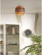 GOOD&MOJO Plafonniere Bhutan - Bamboe/Zwart - Ø25cm -