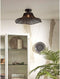 GOOD&MOJO Plafonniere Ibiza - Bamboe Zwart - 50x50x15cm -