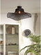 GOOD&MOJO Plafonniere Ibiza - Bamboe Zwart - 65x65x20cm -
