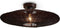 GOOD&MOJO Plafonniere Iguazu - Jute Zwart - Ø55cm -