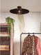 GOOD&MOJO Plafonniere Iguazu - Jute Zwart - Ø55cm -