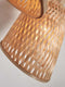 GOOD&MOJO Plafonniere Java - Bamboe Zwart/Naturel - 28x15x24cm -