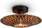 GOOD&MOJO Plafonniere Kalimantan - Bamboe/Zwart - Ø30cm - Modern