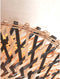 GOOD&MOJO Plafonniere Kalimantan - Bamboe/Zwart - Ø30cm - Modern