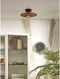 GOOD&MOJO Plafonniere Kalimantan - Bamboe/Zwart - Ø30cm - Modern