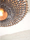 GOOD&MOJO Plafonniere Kalimantan - Bamboe Zwart - Ø60cm - Modern