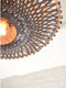 GOOD&MOJO Plafonniere Kalimantan - Bamboe Zwart - Ø87cm - Modern