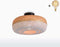 GOOD&MOJO Plafonniere Palawan - Bamboe/Wit - Ø40cm - Scandinavisch,Bohemian
