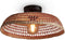 GOOD&MOJO Plafonniere Pantanal - Zeegras/Rood - Ø45cm - Modern