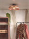 GOOD&MOJO Plafonniere Pantanal - Zeegras/Rood - Ø45cm - Modern