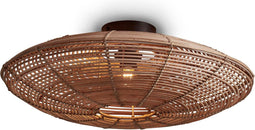 GOOD&MOJO Plafonniere Tanami - Rotan - Ø55cm - Modern