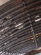 GOOD&MOJO Plafonniere Tanami - Rotan Zwart - Ø55cm - Modern