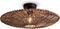 GOOD&MOJO Plafonniere Zanzibar - Rotan - Ø55cm - Modern