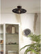 GOOD&MOJO Plafonniere Zanzibar - Rotan Zwart - Ø40cm - Modern