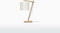GOOD&MOJO Tafellamp Andes - Bamboe/Wit - 30x18x46cm - Scandinavisch,Bohemian