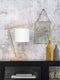 GOOD&MOJO Tafellamp Andes - Bamboe/Wit - 30x18x46cm - Scandinavisch,Bohemian