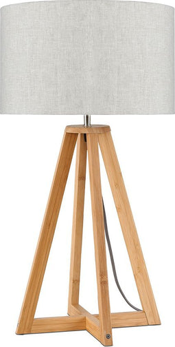GOOD&MOJO Tafellamp Everest - Naturel/Bamboe - Ø32cm - Scandinavisch,Bohemian