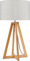 GOOD&MOJO Tafellamp Everest - Naturel/Bamboe - Ø32cm - Scandinavisch,Bohemian