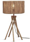 GOOD&MOJO Tafellamp Iguazu - Jute/Bamboe - Ø30x45cm -