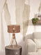 GOOD&MOJO Tafellamp Iguazu - Jute/Bamboe - Ø30x45cm -