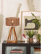 GOOD&MOJO Tafellamp Iguazu - Jute/Bamboe - Ø30x51cm -