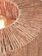 GOOD&MOJO Tafellamp Iguazu - Jute/Bamboe Zwart - Ø30x37cm -
