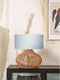 GOOD&MOJO Tafellamp Kalahari - Lichtgrijs/Rotan - Ø47cm - Modern