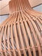 GOOD&MOJO Tafellamp Kalahari - Taupe/Rotan - Ø47cm - Modern