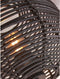 GOOD&MOJO Tafellamp Tanami - Rotan/Bamboe Zwart - Ø25cm - Modern