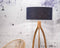 GOOD&MOJO Vloerlamp Annapurna - Zwart/Bamboe - Ø60cm - Scandinavisch,Bohemian - Staande lampen voor Woonkamer - Slaapkamer