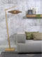 GOOD&MOJO Vloerlamp Bali - Bamboe/Zwart - 80x60x176cm - Scandinavisch,Bohemian - Staande lampen voor Woonkamer - Slaapkamer
