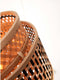 GOOD&MOJO Vloerlamp Bhutan - Bamboe/Zwart - 20x20x145cm - - Staande lampen voor Woonkamer - Slaapkamer