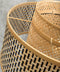 GOOD&MOJO Vloerlamp Bhutan - Bamboe/Zwart - 55x31x150cm - - Staande lampen voor Woonkamer - Slaapkamer