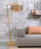 GOOD&MOJO Vloerlamp Bhutan - Bamboe/Zwart - 55x31x150cm - - Staande lampen voor Woonkamer - Slaapkamer