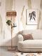 GOOD&MOJO Vloerlamp Bhutan - Bamboe/Zwart - Ø40x160cm - - Staande lampen voor Woonkamer - Slaapkamer