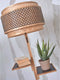 GOOD&MOJO Vloerlamp Bhutan - Bamboe/Zwart - Ø40x160cm - - Staande lampen voor Woonkamer - Slaapkamer