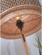 GOOD&MOJO Vloerlamp Bhutan - Bamboe/Zwart - Ø40x160cm - - Staande lampen voor Woonkamer - Slaapkamer