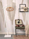 GOOD&MOJO Vloerlamp Cango - Bamboe Wit/Naturel - 62x40x150cm - - Staande lampen voor Woonkamer - Slaapkamer