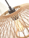 GOOD&MOJO Vloerlamp Cango - Bamboe Zwart/Zwart - 62x40x150cm - - Staande lampen voor Woonkamer - Slaapkamer