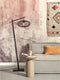 GOOD&MOJO Vloerlamp Cango - Bamboe Zwart/Zwart - 62x40x150cm - - Staande lampen voor Woonkamer - Slaapkamer