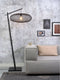 GOOD&MOJO Vloerlamp Cango - Bamboe Zwart/Zwart - 80x60x176cm - Scandinavisch,Bohemian - Staande lampen voor Woonkamer - Slaapkamer