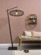 GOOD&MOJO Vloerlamp Cango - Bamboe Zwart/Zwart - 80x60x176cm - Scandinavisch,Bohemian - Staande lampen voor Woonkamer - Slaapkamer