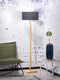 GOOD&MOJO Vloerlamp Fuji - Blauw/Bamboe - Ø47cm - Scandinavisch,Bohemian - Staande lampen voor Woonkamer - Slaapkamer