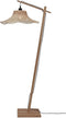 GOOD&MOJO Vloerlamp Ibiza - Bamboe - 77x50x150cm - - Staande lampen voor Woonkamer - Slaapkamer