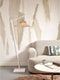 GOOD&MOJO Vloerlamp Ibiza - Bamboe Wit/Naturel - 77x50x150cm - - Staande lampen voor Woonkamer - Slaapkamer