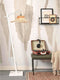 GOOD&MOJO Vloerlamp Ibiza - Bamboe Wit/Naturel - 77x50x150cm - - Staande lampen voor Woonkamer - Slaapkamer